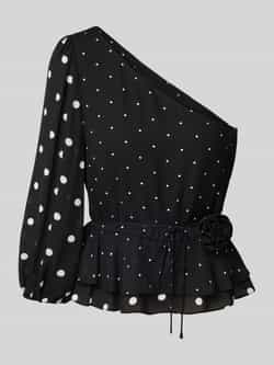 Marc Cain Blouseshirt met one shoulder-band