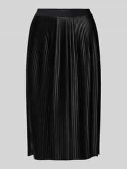 QS Midirok met plissévouwen en elastische band
