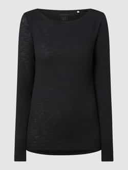 Marc O'Polo Shirt met lange mouwen van biologisch katoen