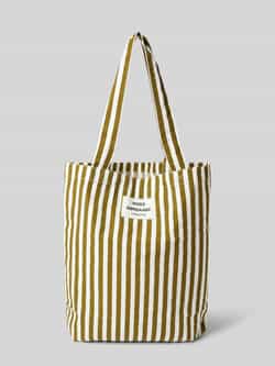 MADS NØRGAARD Handtas met labelpatch model 'Sacky Atoma Bag'