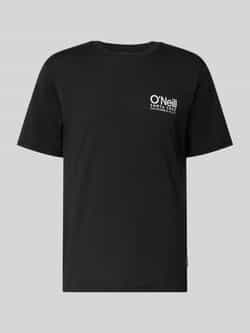 O'Neill T-shirt met logoprint en ronde hals