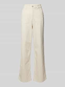 LANIUS Straight leg jeans met riemlussen
