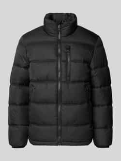 Tom Tailor Regular fit gewatteerd jack met opstaande kraag