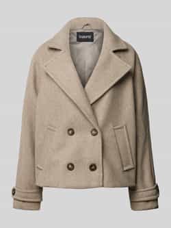 B.Young Lange jas met reverskraag model 'Cilia'