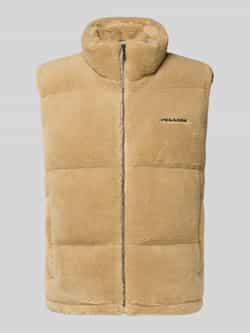 Pegador Landin Teddy Puffer Vest Men Bodywarmers beige Maat XS Kleding