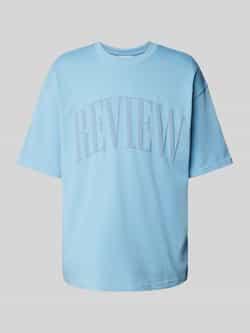 REVIEW T-shirt met labelprint