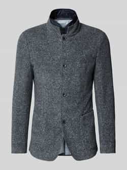 Roy Robson Slim fit colbert met opstaande kraag en borstzak