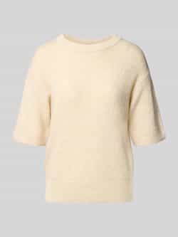 Opus Gebreid shirt met ronde hals model 'Pami'