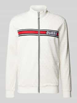 Guess Activewear Sweatjack met labelstitching model 'KORBIN'