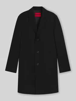 HUGO Regular fit lange jas van wolmix model 'MALTE'