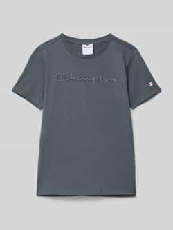 Champion T-shirt met labelstitching