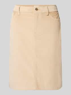 s.Oliver RED LABEL Uitlopende minirok in ribcordlook