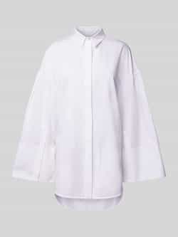 Max Mara Studio Regular fit overhemdblouse met broderie anglaise model 'LEGNO'