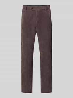 Carl gross Regular fit corduroy broek met Franse steekzakken