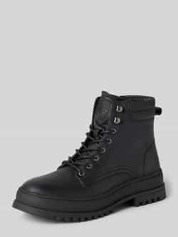 Blauer USA Veterlaarzen met labeldetail model 'IUKA'