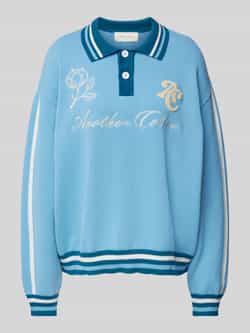ANOTHER COTTON LAB Oversized gebreide pullover met polokraag