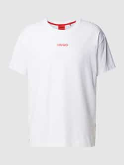 HUGO Oversized T-shirt met labelprint model 'Linked'