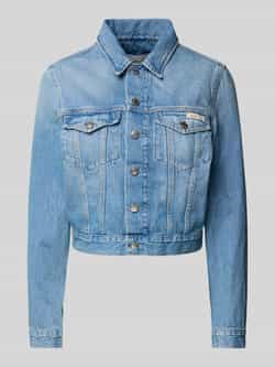 Calvin Klein Jeans Trucker jacket met labelpatch