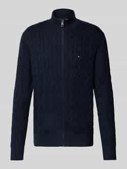 Tommy Hilfiger Regular fit gebreid jack van puur katoen