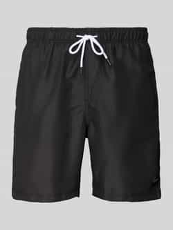 Shiwi Regular fit zwembroek met labelpatch model 'Mike'