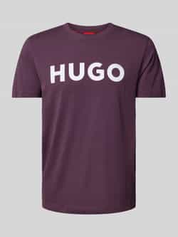 HUGO Oversized T-shirt met ronde hals model 'DULIVIO'
