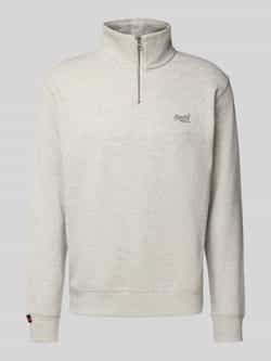 Superdry Sweatshirt met schipperskraag en logostitching