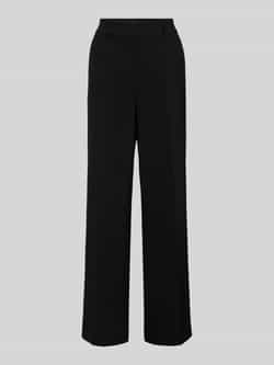 CAMBIO Regular fit stoffen broek met persplooien model 'AMELIE'