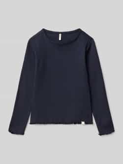 Only Slim fit shirt met lange mouwen van katoenmix model 'TRINNY LIFE'