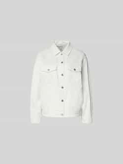 regular fit jack met platte kraag