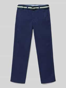 Regular fit chino van katoenmix model 'BEDFORD-PANTS-FLAT'