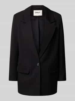 Only Relaxed fit lange blazer met viscose model 'HATTIE-LANA'