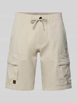 PME Legend Regular fit korte cargobroek met elastische band model 'AIRYLON'