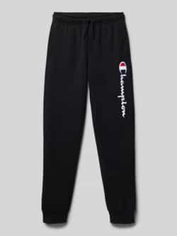 Champion Zwarte geborduurde logo junior broek Black Heren