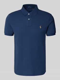 Polo Ralph Lauren Custom slim fit poloshirt met labelstitching
