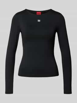 HUGO Slim fit shirt met lange mouwen van elastische jersey model 'DASIIA'