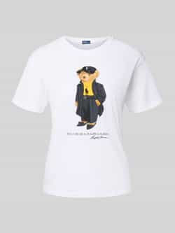 Polo Ralph Lauren T-shirt met motiefprint en ronde hals