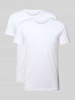 Falke Slim fit T-shirt met ronde hals model 'Daily Comfort'