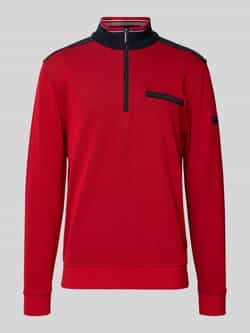 Bugatti Sweatshirt met opstaande kraag model 'Selanik'