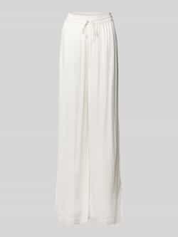 Kaffe Wide leg stoffen broek met opgestikte zakken model 'milia'