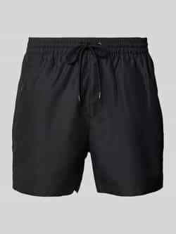 Calvin Klein Jeans Zwembroek Tape Logo Swim Shorts Black