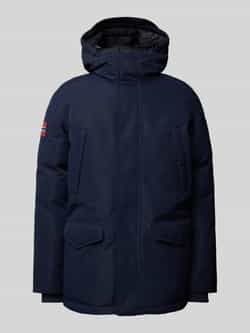 Napapijri Functioneel jack met labelpatch model 'CORNIER'