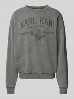 Karl Kani Sweatshirt met labelprint model 'Kani Street Academy'
