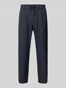 BOSS GREEN Geweven broek T Convert-Pleat met trekkoord en merklabel