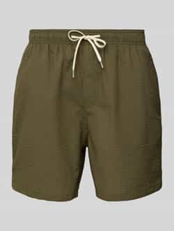 Selected Homme Relaxed fit zwembroek met structuurmotief model 'COOPER'