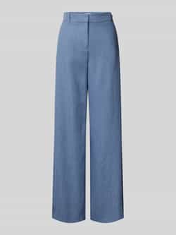 Jake*s Collection Wide leg pantalon met steekzakken