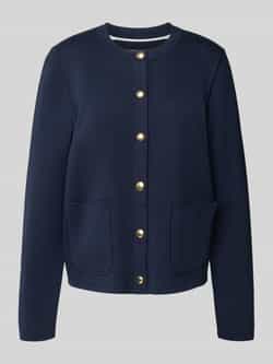 Tommy Hilfiger Aan twee kanten te dragen regular fit cardigan van katoenmix