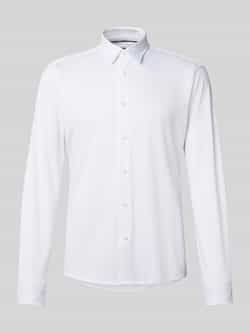 Boss Slim fit zakelijk overhemd met kentkraag model 'Roan'