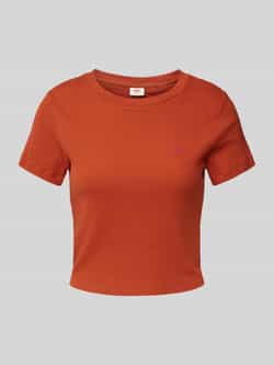 Levi's Kort T-shirt met labelprint