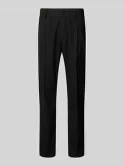 Joop! Zwarte chino stijl broek met elastische taille Black Heren