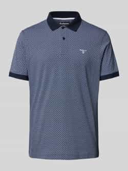 Barbour Regular fit poloshirt met labelstitching model 'Shell'